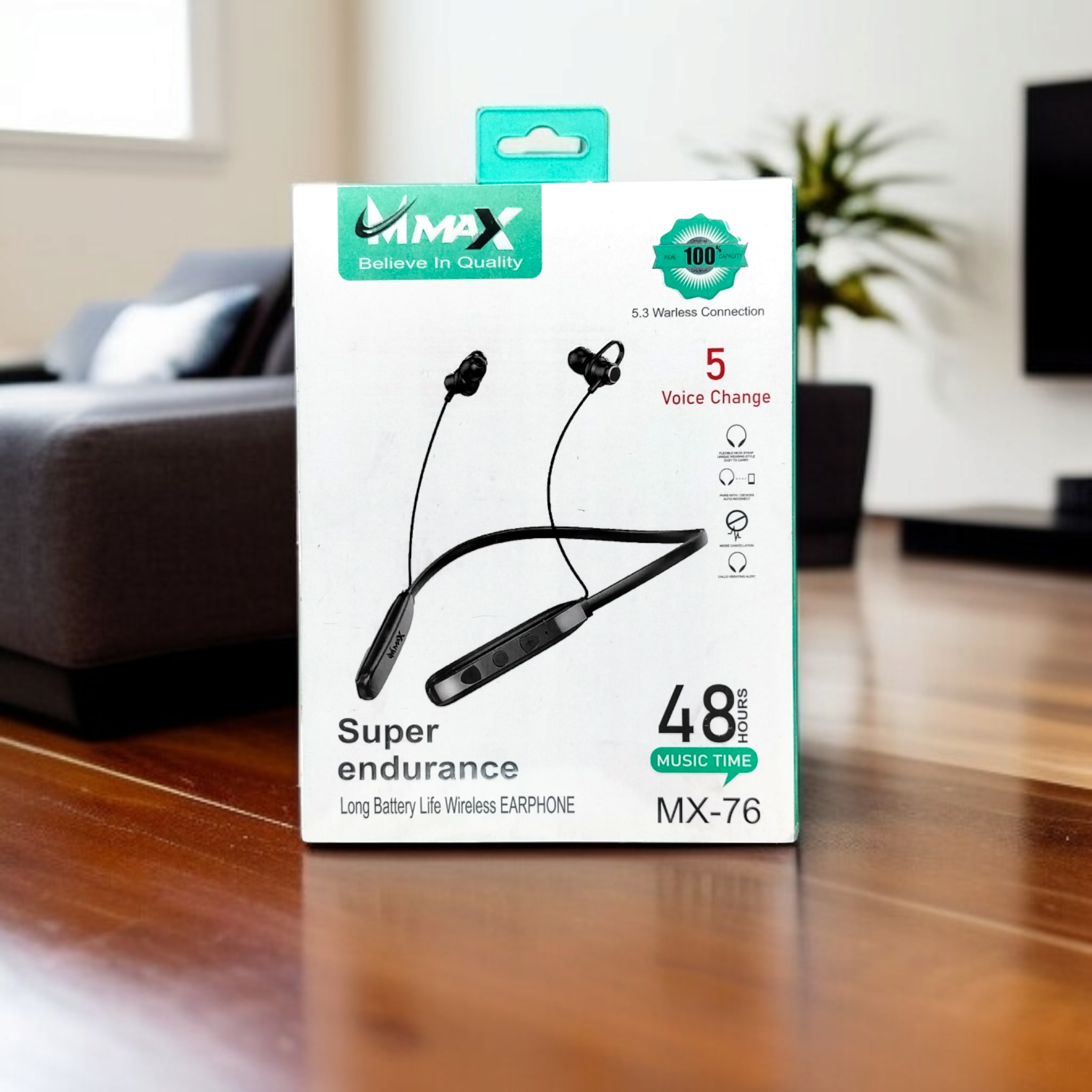 M max Mx-76 48 Hour Neckband