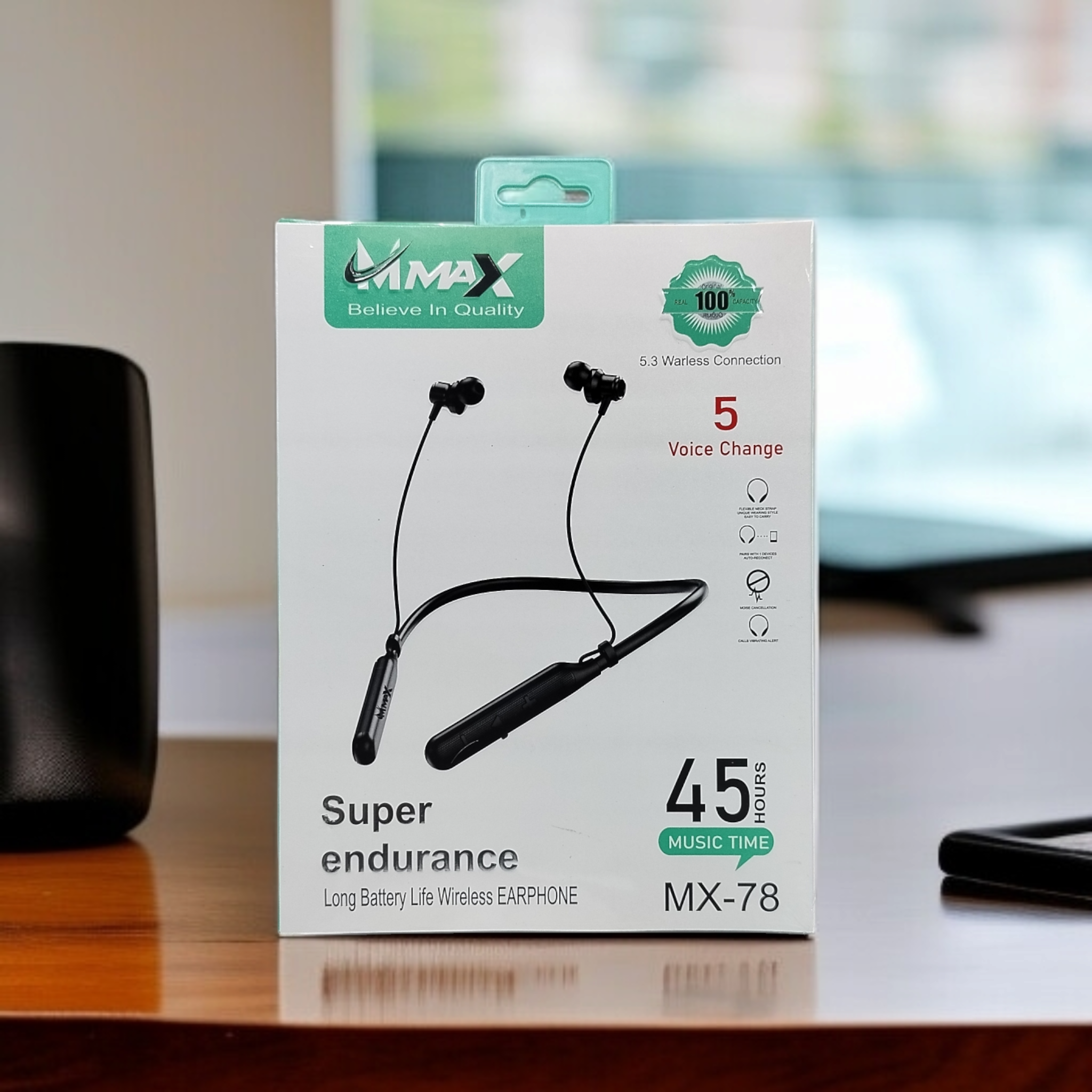 M max Mx-78 45 Hour Neckband