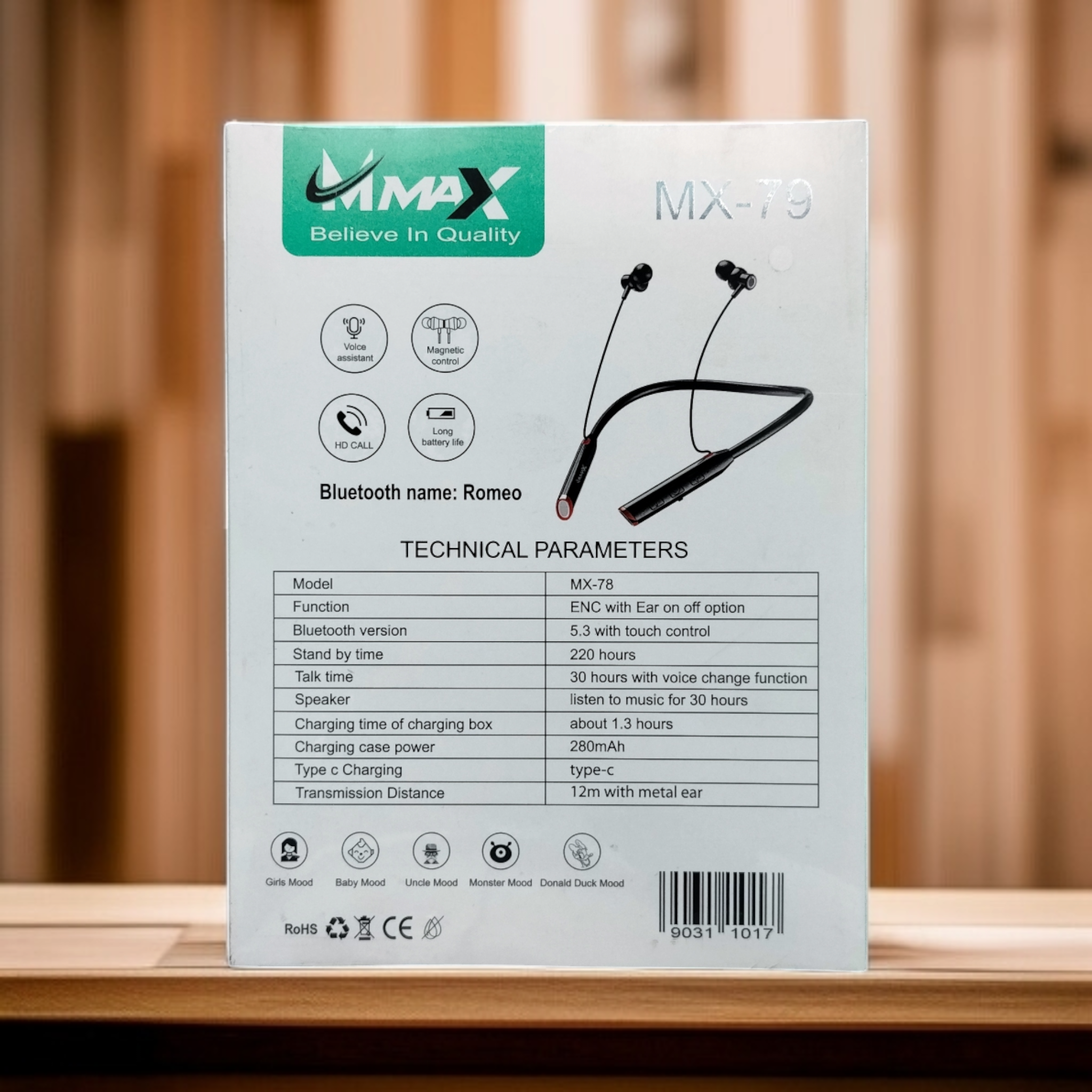 M max  Mx-79 44 Hour Neckband - Image 3