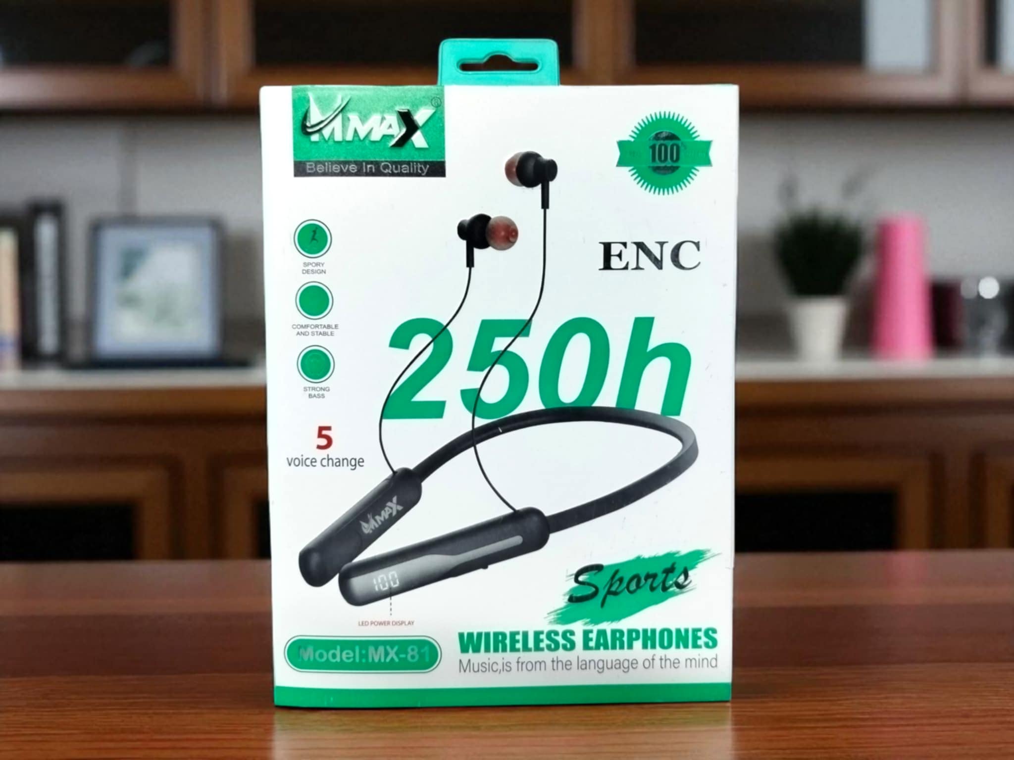 M max  Mx-81 250 Hour Neckband