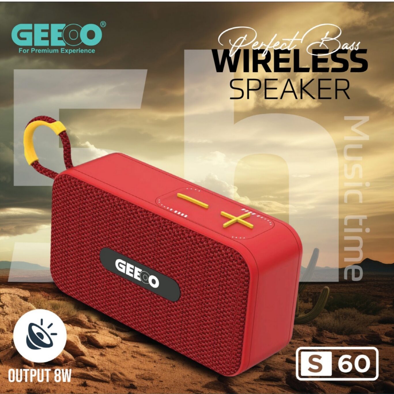 Geeoo S60 Perfect Bass  Wireless Speaker