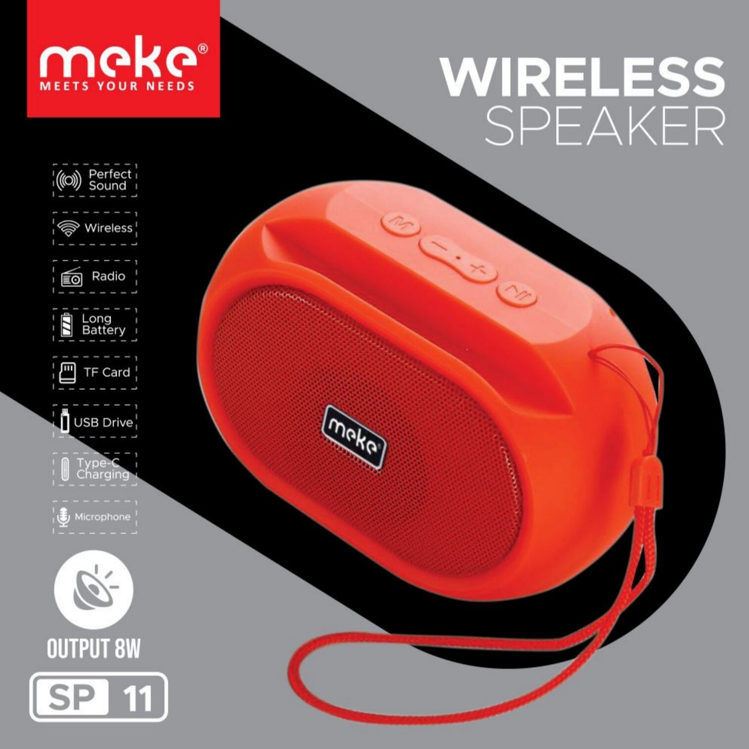 Meke SP11 PERFECT SOUND  WIRELESS SPEAKER