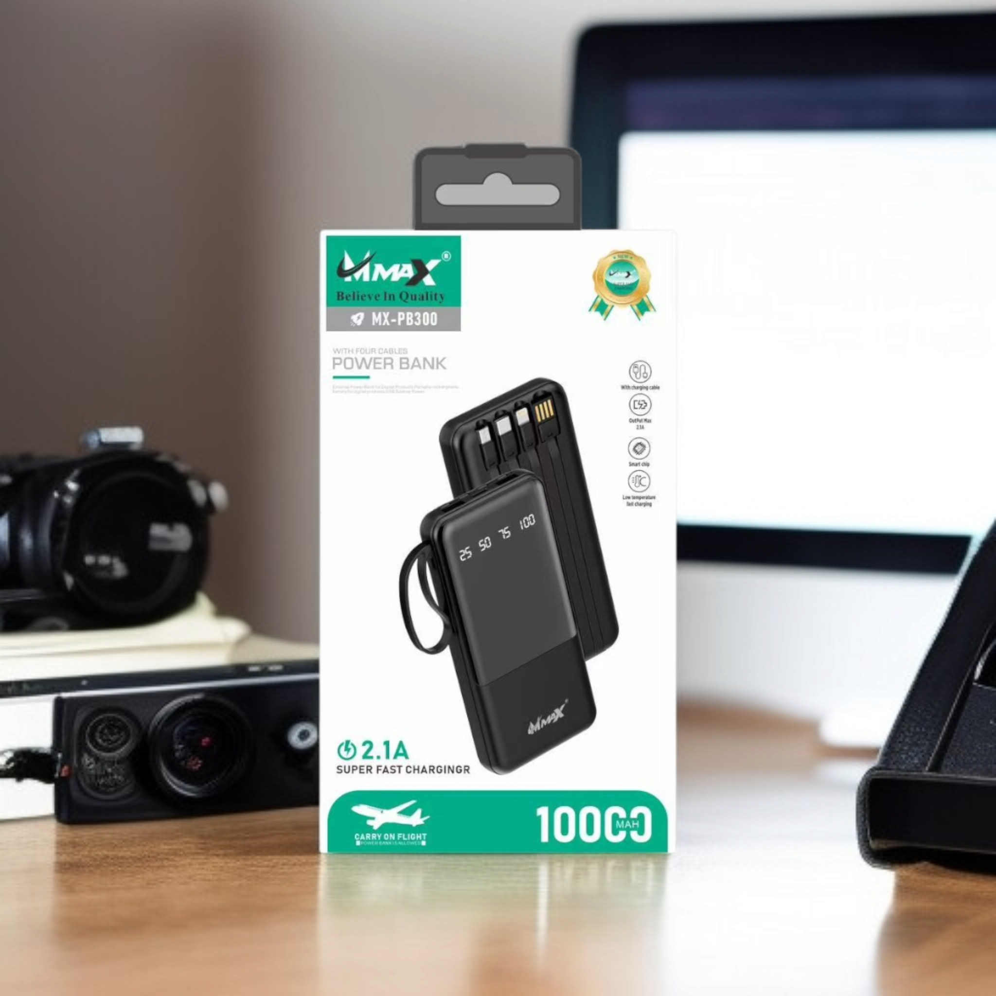M max  Mx-PB300 (10000 mAh) power bank