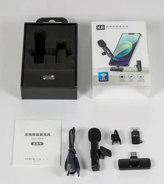 K8 Wireless Collar Mic for All Type Supported Wireless Microphone - Image 2
