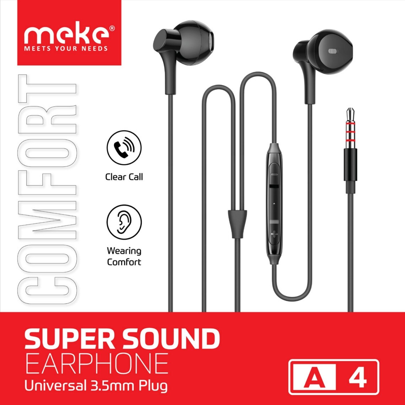 Meke A4 SUPER SOUND EARPHONE