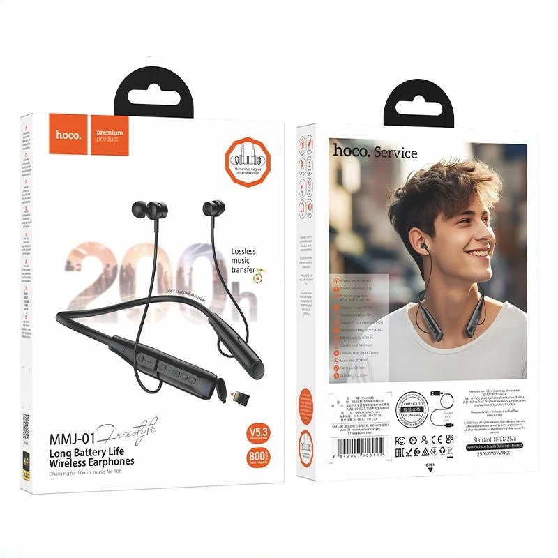 Hoco MMJ-01 Wireless Bluetooth Neckband 200H