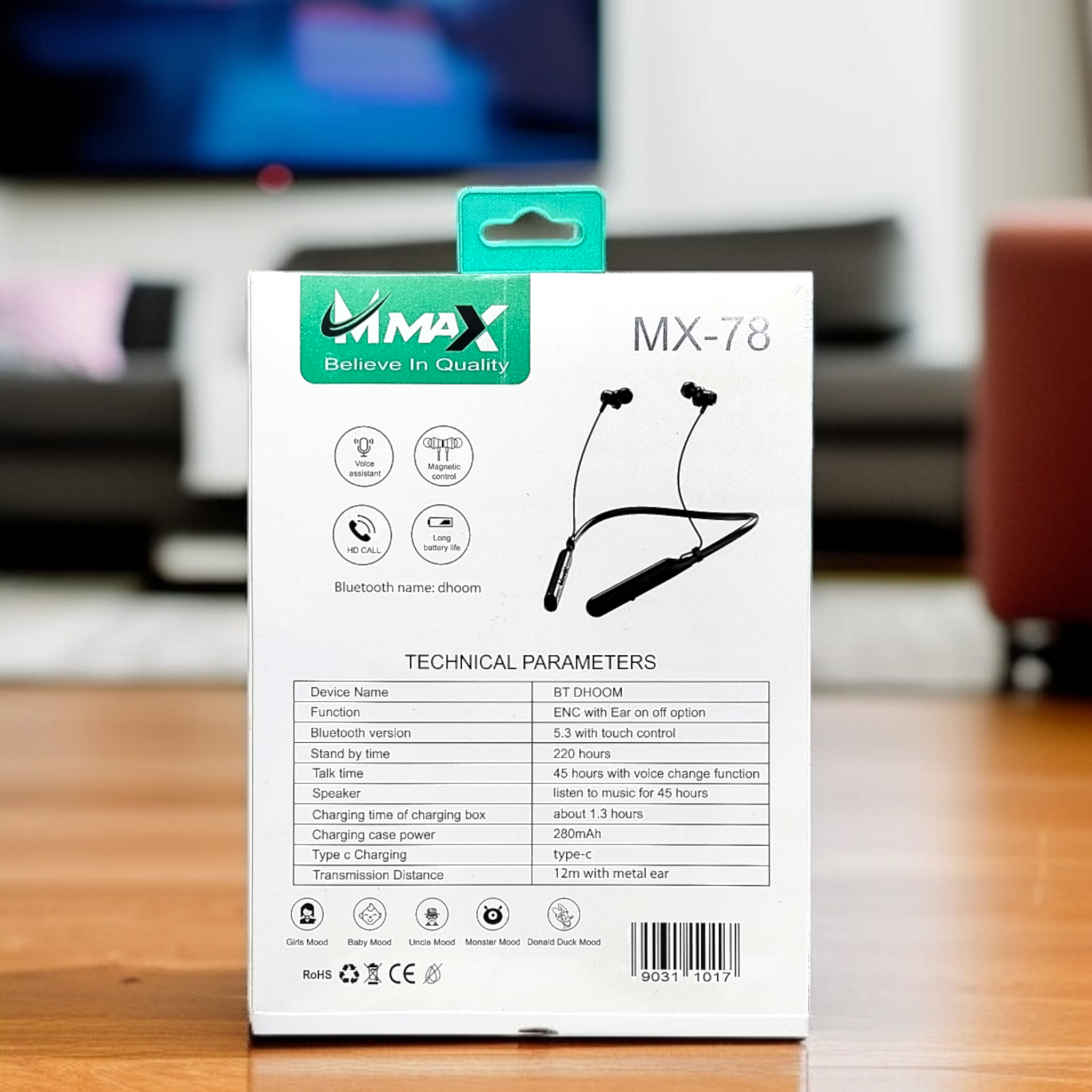 M max Mx-78 45 Hour Neckband - Image 3