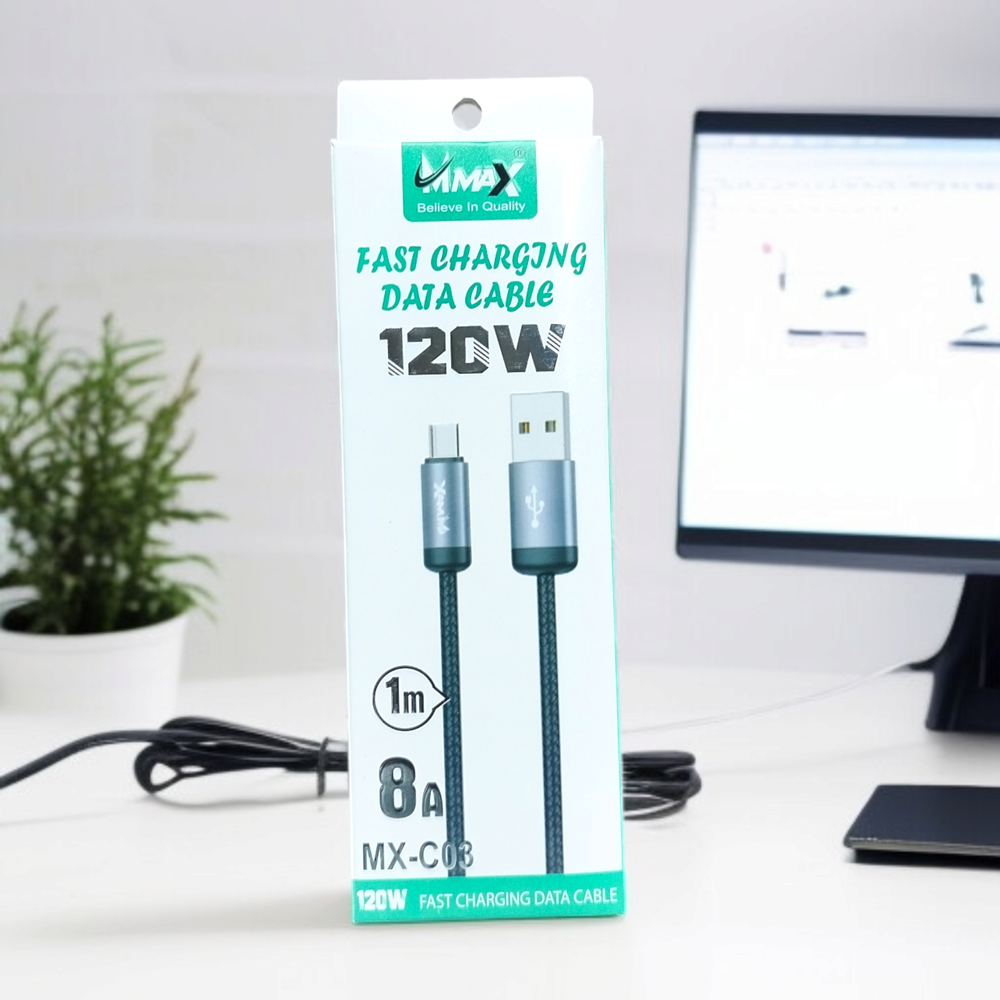 M max  Mx-C03 120w USB Micro Cable