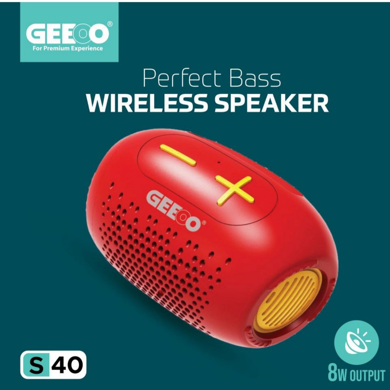 Geeoo S40 PERFECT BASS  WIRELESS SPEAKER